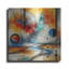  «Circles Abstract 4» par Rey Klimt, art mural en métal-60720589