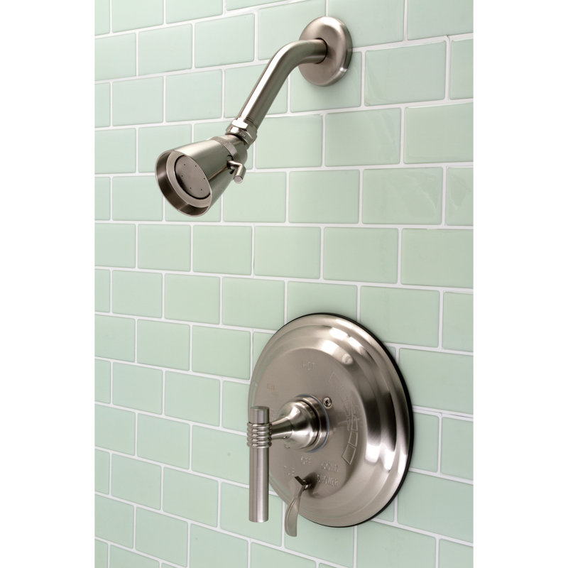 Kingston Brass Single-Handle Pressure Balanced Shower Faucet, Brushed Nickel