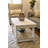 Alverio Solid Wood Top Single Coffee Table