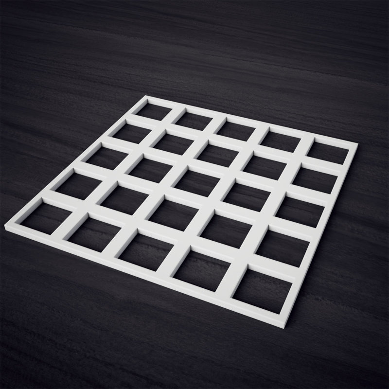 Panneaux muraux décoratifs en PVC Manchester, H 15,375 po x l 15,375 o x P 0,375 po
