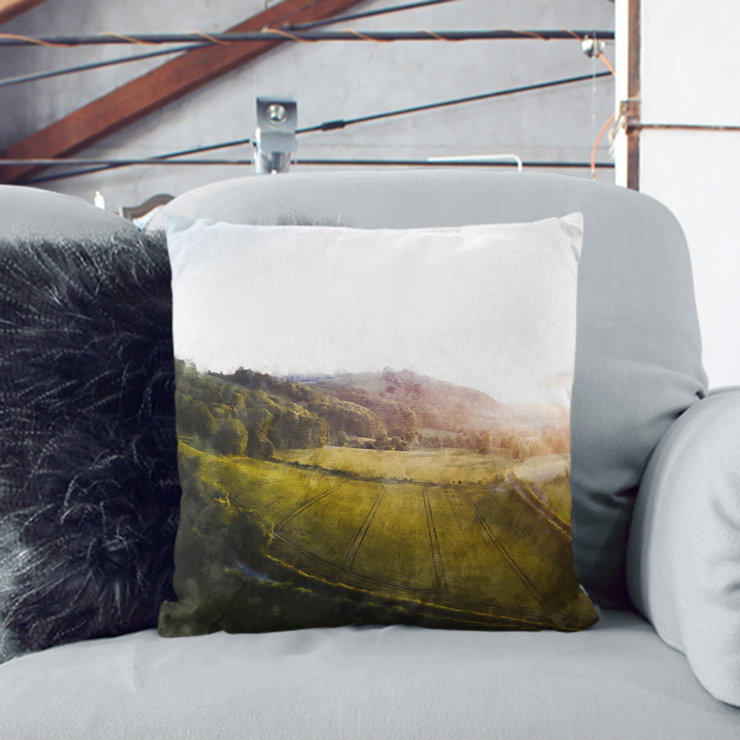 Didling Countryside in West Sussex Scatter Cushion