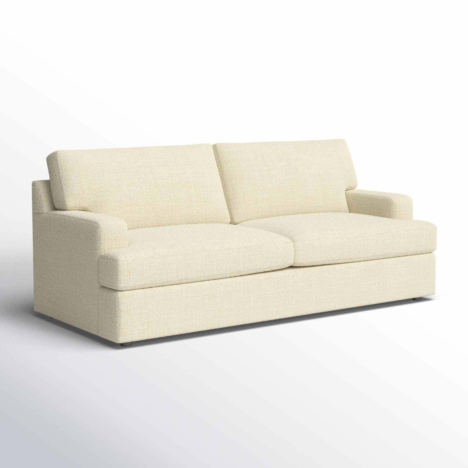 Cleo 84'' Sofa, Davis Pearl Performance Bouclé