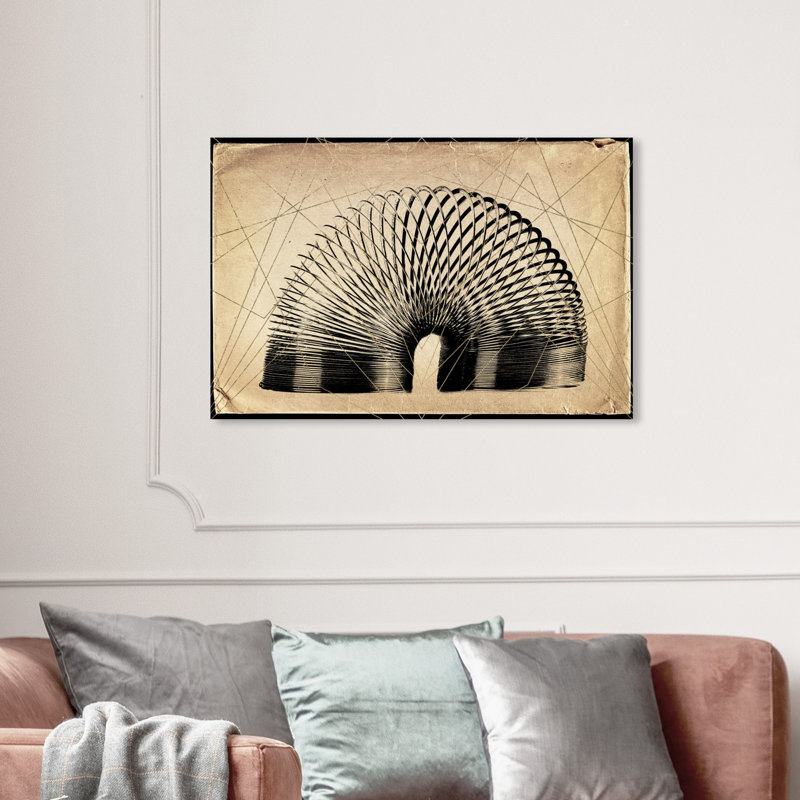 Art sur toile slinky print Escobar, H 24 po x l 36 po x P 1,5 po