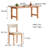Dining table and chair combination-105492399