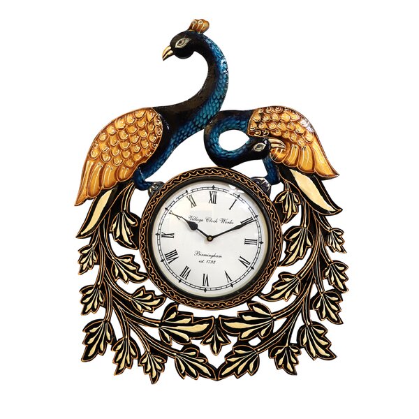 Lavish Touch Jova Metal Wall Clock | Wayfair