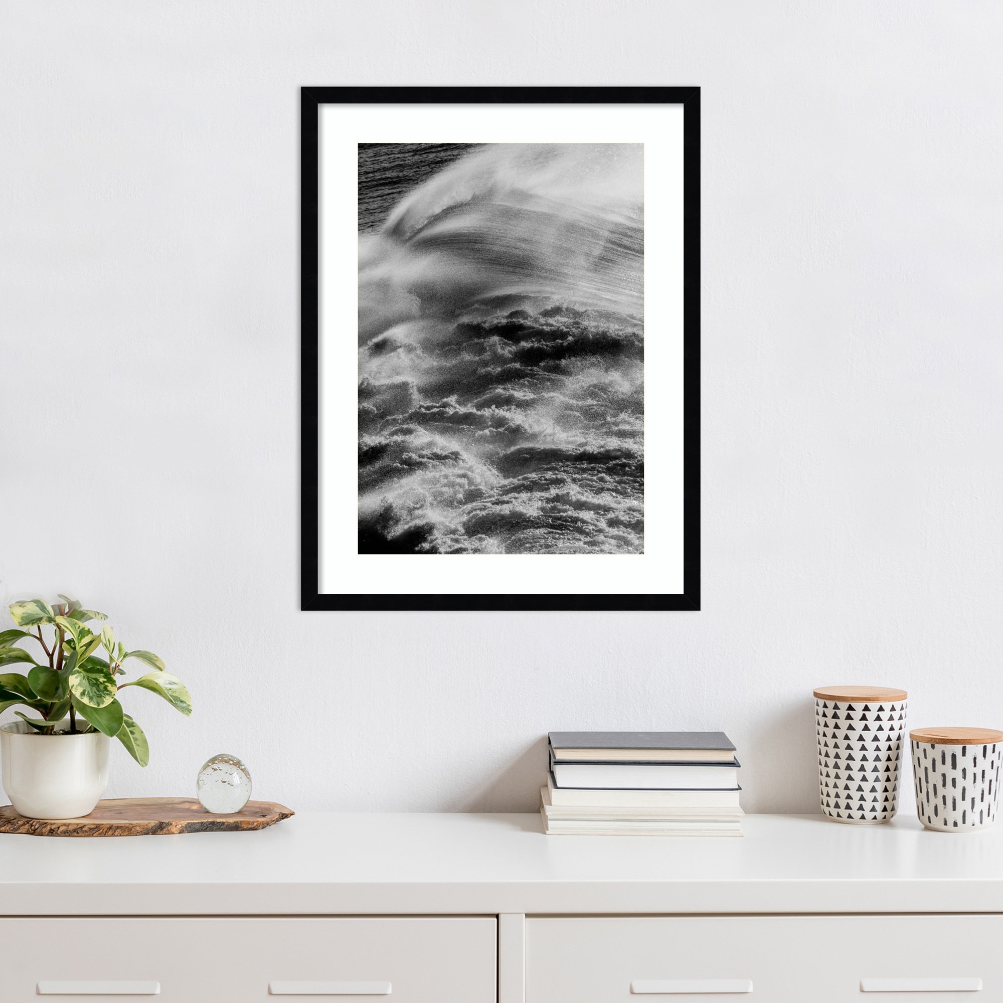 Sea Offerings by Shot by Clint Wood Framed Wall Art Print, Black, 25" H x 19" W