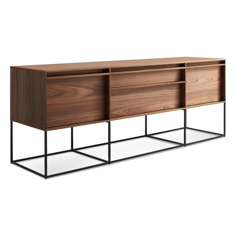 Rule 74'' W Console Table, Walnut