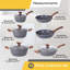 Raedawn 15 - Piece Aluminum Cookware Set