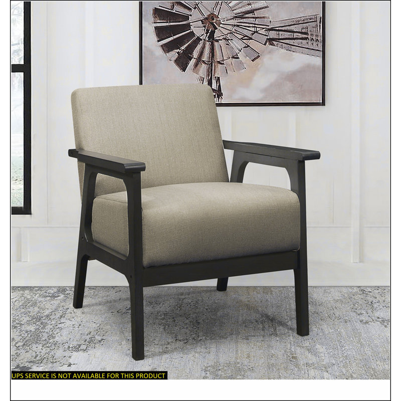 Light Brown Tadcaster Armchair with 4 Legs, Light Brown