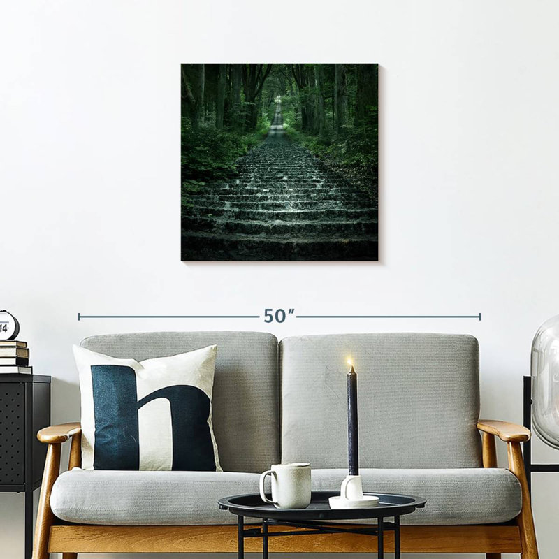 Alvord Forest Stone Stairway, 24" H x 24" W