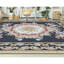 Hand-Knotted High-Quality Black and Gold Area Rug