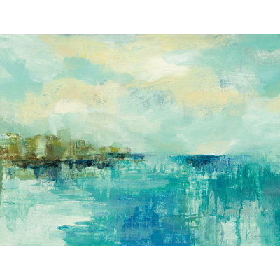 «Cliff Side Town», reproduction sur toile