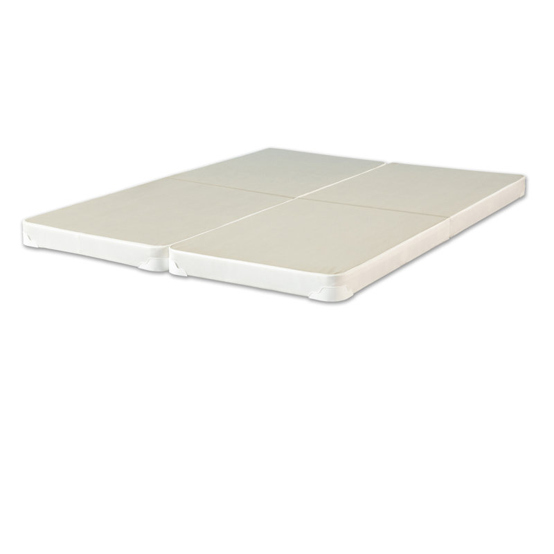Aaru Split Folding Wood Box Spring, Standard Profile (8"), King