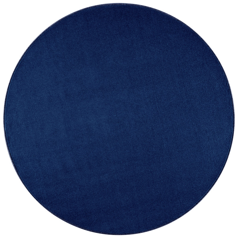 Nasty Tufted Dark Blue Rug, Round 133cm