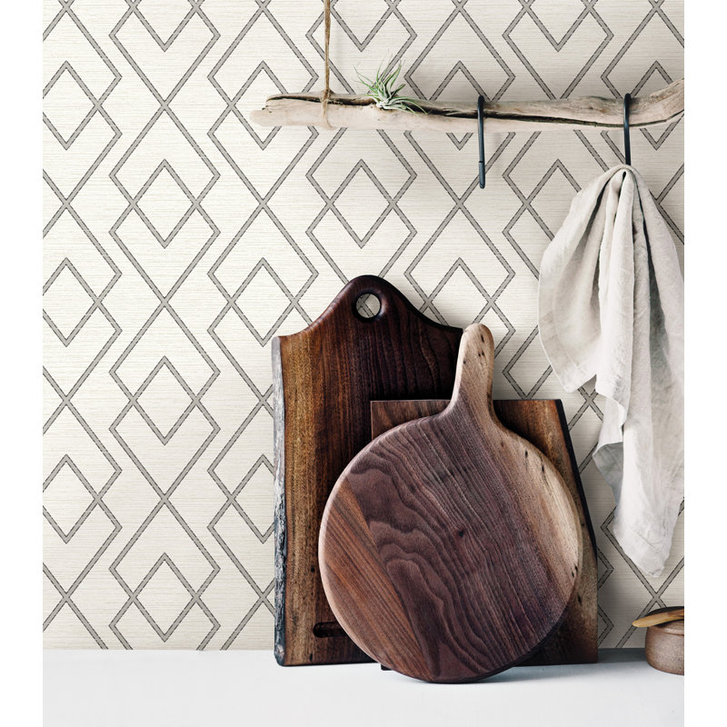 Basso Geometric Roll, Cream