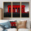 «Red Gray Lincoln», ensemble d'art mural-1862973042-1862973047