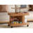 360°Rotating End Table with Wheels