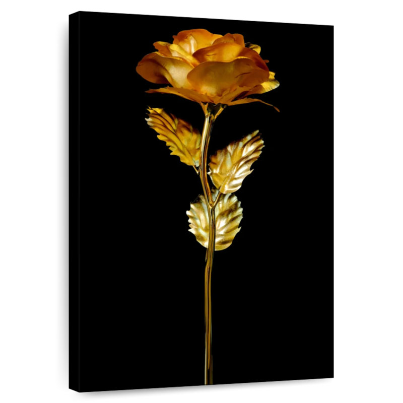 Colored Rose, 12" H x 8" W