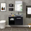 Ensemble de meuble-lavabo mural simple 28 po Mereworth-717362991-714412503-714412500