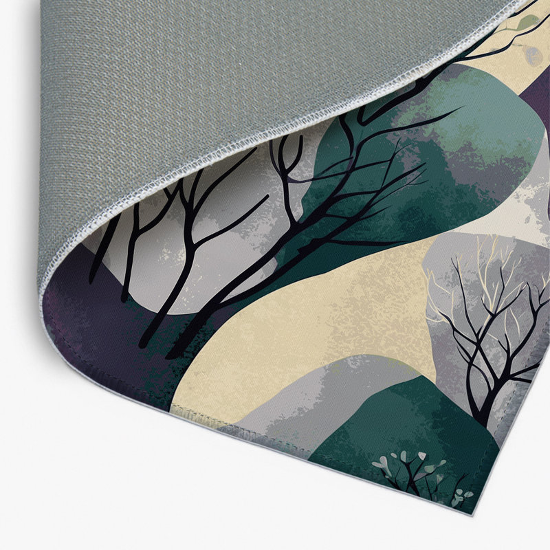 Tapis intérieur et extérieur Ethereal Roots, Rectangle 1 pi 6 po x 2 pi 6 po