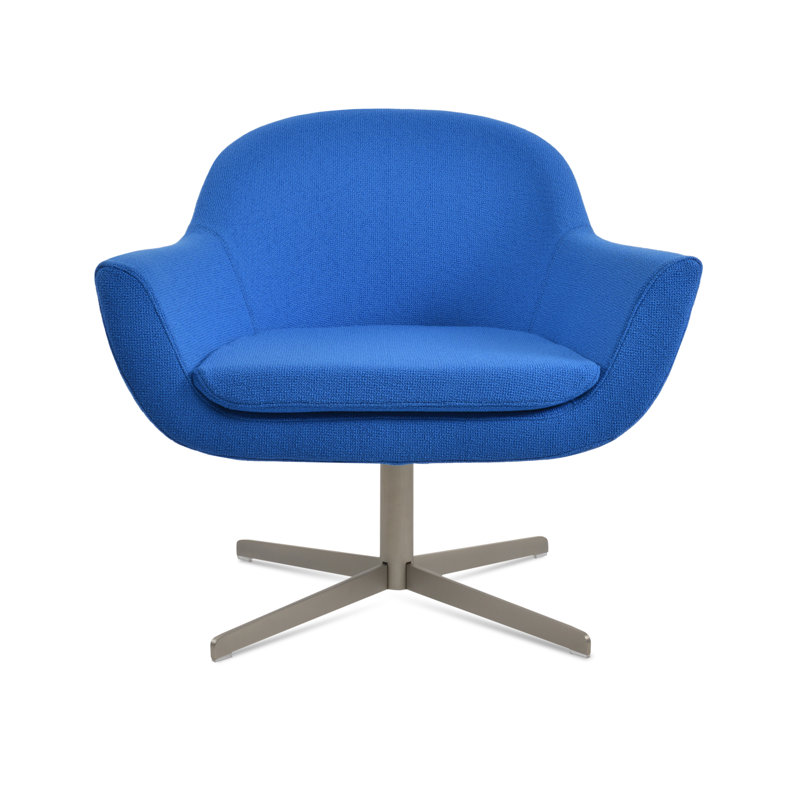 Fauteuil pivotant 4 étoiles Madison, Bleu, Boucle