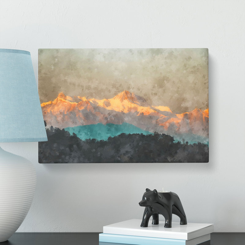 Mountains In Pokhara Nepal - Wrapped Canvas, 60cm H x 91cm W x 3cm D