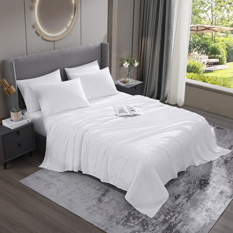 Ensemble de literie simple en microfibre à séchage rapide Six pièces