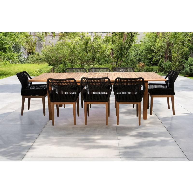 Beverly 9 - Piece Dining Set, Black