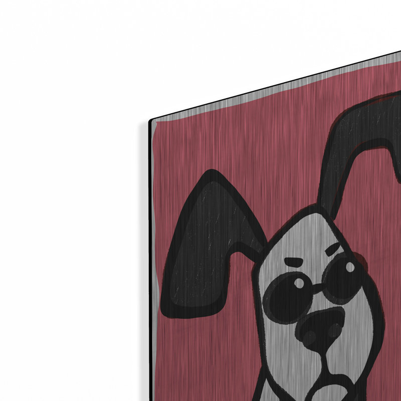 «Dog On Pink» par Irena Orlov, H 24 po x l 16 po