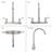 Topcraft Stainless Steel Two Handle Bathroom Faucet