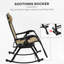 Chaises berçantes d'extérieur 2 pièces Outsunny, chaise berçante inclinable et inclinable-1772179231