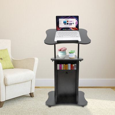 Kynslea Adjustable Metal Base Standing Desk