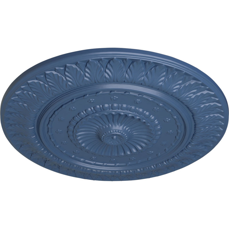 Endurathane Christopher Ceiling Medallion, 26 5/8"OD x 2 1/4"P, Hand-Painted Americana Finish, Americana