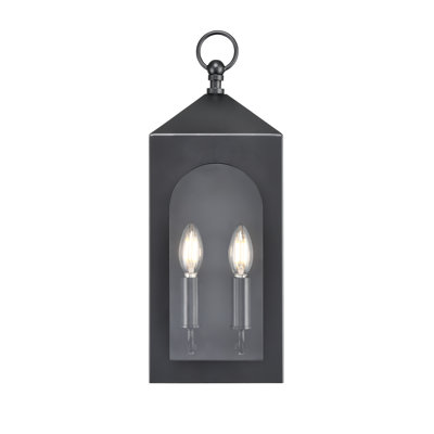 Aadhvika 2 Light Outdoor Wall Sconce