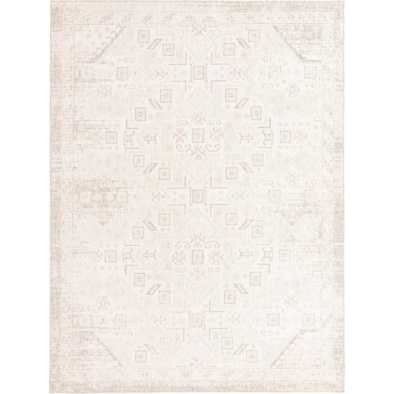 Outdoor Chand Area Rug Beige Color, Rectangle 10' x 13'