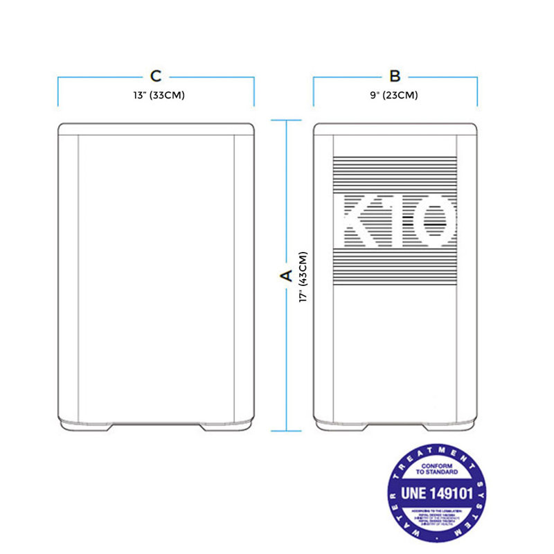 Kinetico K10 Under Sink Reverse Osmosis Filtration System (Direct Flow/Tankless)