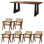 American Style Solid Wood Rectangular Dining Table
