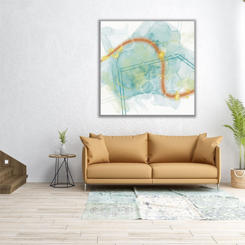 Sparkle Abstract 1 - reproduction d'art sur toile, H 12 po x l 12 po