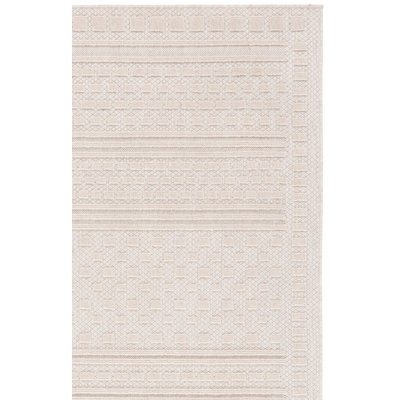 Milos Performance Striped Indoor/Outdoor Area Rug