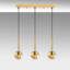 Luminaire suspendu à DEL pour îlot de cuisine à 3 lumières Jelmar-1805361635-1805361634