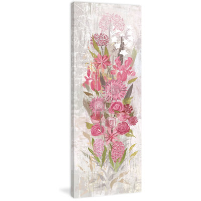 « a floral frenzy doux i » par alan hopfensperger, reproduction d’art sur toile tendue
