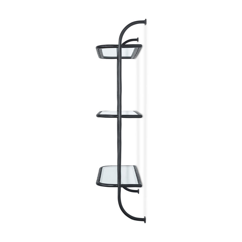Swinton Shelf-Hammered Gunmetal, Hammered Gunmetal