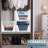 Sorbus 3 Pack Folding Shelf Organizer - Stackable Closet Shelf Organizer Baskets for Clothes, Closet, Bathroom, Kitchen, Garage - Easy Access Open Front Design Under Shelf Organizer, Large-108206488