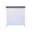 Cage à lapin 2 étages avec couloir extérieur, cage de lapin intérieure avec toit imperméable, rampe antidérapante et 2 plateaux anti-fuites amovibles pour petits animaux-262939343