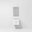 Ensemble de meuble-lavabo simple 24 po avec plateau et miroir Geneva-112899669-112899670