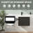 24 Inch Wall-Mounted Vanity with Ceramic Sink, Space-Saving Floating Design for Small Bathrooms-686635674