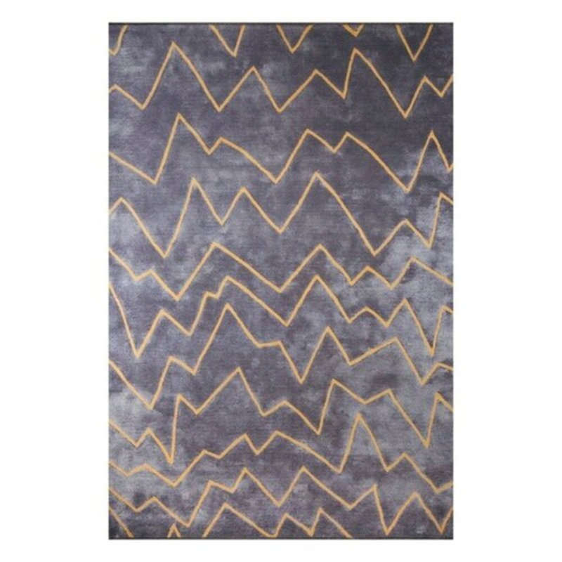 Premium Machine Washable Carpet, 4.6 x 6.2 Feet, 100% Polyester, 1850 g/m² | Pile Height: 0.2 Inches | Eco-Friendly Recycled Poly Cotton Underside | Perfect for Living Room, Bedroom, and High-Traffic Areas