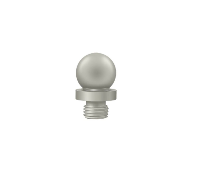 Deltana CBT1 Ball Tip; Lifetime Brass Finish, Brushed Nickel