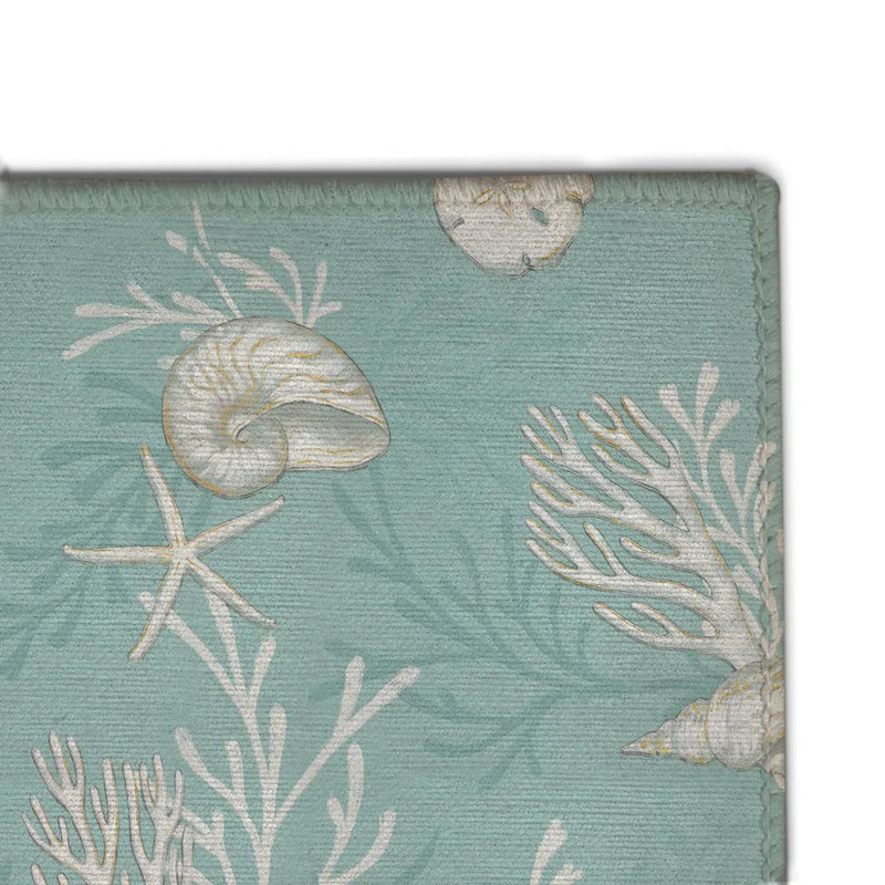 Tapis d'extérieur Tranquil Morning, Rectangle 5 pi x 7 pi