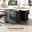 HOMCOM Mobile File Cabinet Wheels 2 Drawer-1163800322